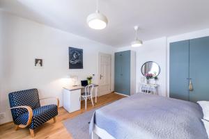 Posteľ alebo postele v izbe v ubytovaní Apartment MERAN