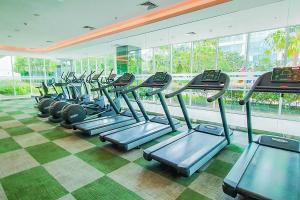 Fitness centrum a/nebo fitness zařízení v ubytování Canela by Kozystay - Setiabudi