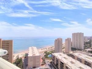 a view of the beach from the balcony of a building at Apartment Bitacoras by Interhome in La Venteta