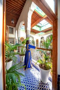 Zahrada ubytování Riad Fes Nass Zmane