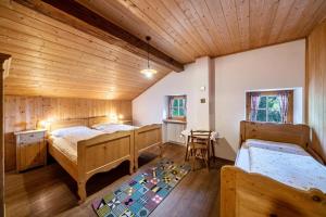 Posteľ alebo postele v izbe v ubytovaní Mayrhof Apartment Tanne