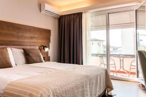 Katil atau katil-katil dalam bilik di Hotel Polo