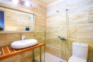 Kúpeľňa v ubytovaní Villa Alkinoos