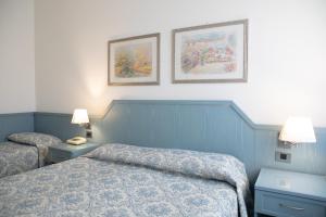 Кровать или кровати в номере Hotel Ariston