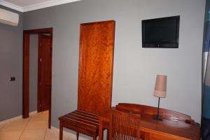 TV a/nebo společenská místnost v ubytování Hotel Taormina