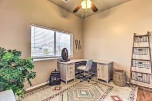 A seating area at Patio and Gazebo Stylish Show Low Hideaway!