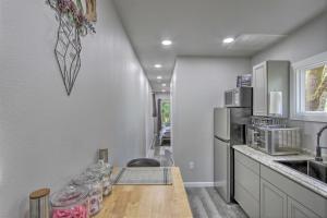 A kitchen or kitchenette at Unique Container Studio with Deck and Fire Pit!
