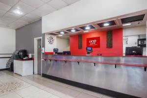 a cashier counter in a fast food restaurant at ONE LIFE STUDIOS in Evansville