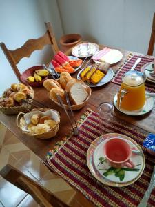 Možnosti raňajok pre hostí v ubytovaní Pouso do Bizuca