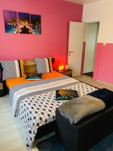 Postel nebo postele na pokoji v ubytování Bien-être-Au-calme et parking gratuit