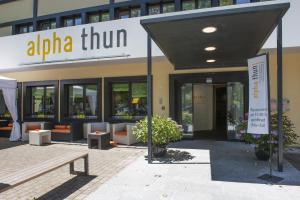 Exteriér nebo vchod ubytování Hotel Alpha Thun