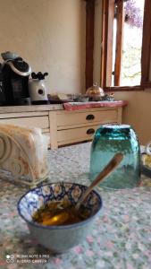 Kuchyň nebo kuchyňský kout v ubytování B&B La casina di Iris + 32 fotografií