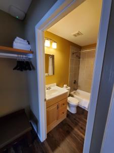Vannituba majutusasutuses Alpine Inn & Suites