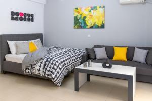Posteľ alebo postele v izbe v ubytovaní K6 Fashion Sparta Apartment