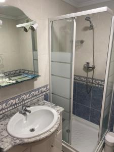 Ванна кімната в Pensión San Vicente