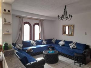 Posezení v ubytování bel appart refait à neuf sur Tamouda Bay Tétouan