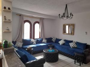 Posezení v ubytování bel appart refait à neuf sur Tamouda Bay Tétouan