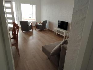 TV a/nebo společenská místnost v ubytování Apartament Port de la Selva