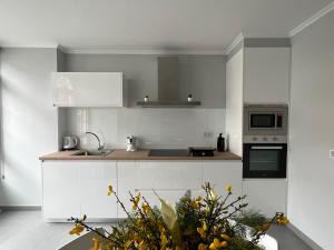 Kuchnia lub aneks kuchenny w obiekcie Apartamentos María de Lucía-Piso 2º