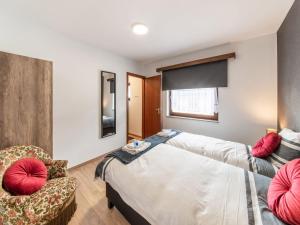 Ліжко або ліжка в номері The Inseparable beautiful apartment for 7 adults in Malmedy