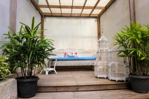 Letto o letti in una camera di Chanteak Bali