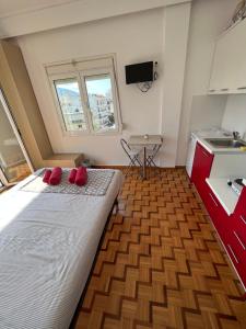 Posteľ alebo postele v izbe v ubytovaní Acropolis View