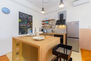 Kuchnia lub aneks kuchenny w obiekcie Apartment Macan, beautiful green oasis