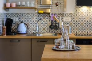 Kuchnia lub aneks kuchenny w obiekcie Apartment Macan, beautiful green oasis