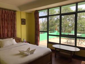 Hotel New Dragonにあるベッド