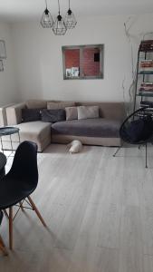 Część wypoczynkowa w obiekcie Apartament Port