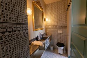Baðherbergi á Hotel Siglunes