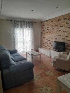 Posezení v ubytování La casa de la luz