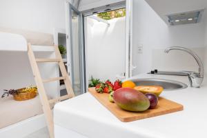 A kitchen or kitchenette at Krina Mare Boutique Hotel