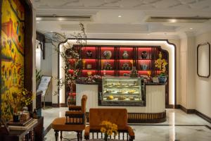 Χώρος καθιστικού στο Hanoi Tirant Hotel