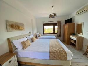 Postel nebo postele na pokoji v ubytování Marianna Sea View Afitos