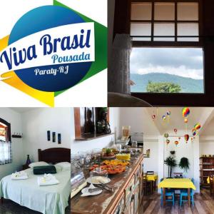 מסעדה או מקום אחר לאכול בו ב-Viva Brasil Pousada