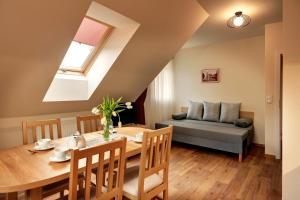 Apartmány Tatra的休息区