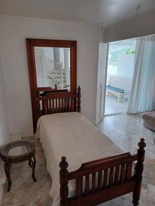 Postel nebo postele na pokoji v ubytování 5 min from Orient Bay - perfect condo, Idolem résidence unité 6 - 57 Rue du Mont Vernon 1