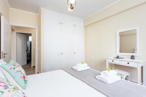 Postel nebo postele na pokoji v ubytování KS APARTMENT