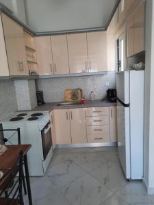 Kuchyň nebo kuchyňský kout v ubytování Kalamata COSY APARTMENT 2