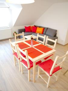 Posezení v ubytování Apartmány Lhota