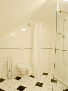 Koupelna v ubytování Apartmány Lhota