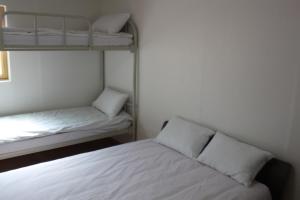 Postel nebo postele na pokoji v ubytování Dongdaemun Guesthouse