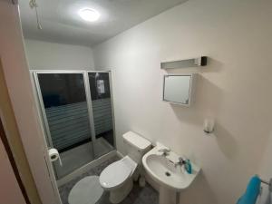 アルネスにあるShalimar Annexのバスルーム(トイレ、洗面台付)