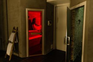 Letto o letti in una camera di Borgo del Carato