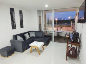 Posezení v ubytování CONDOMINIO PEÑA AZUL LA MORADA