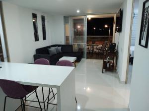 Posezení v ubytování CONDOMINIO PEÑA AZUL LA MORADA