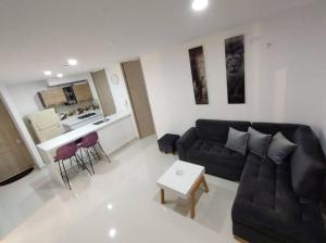 Kuchyň nebo kuchyňský kout v ubytování CONDOMINIO PEÑA AZUL LA MORADA