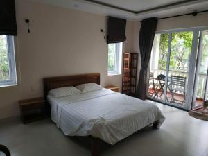 Giường trong phòng chung tại Nguyen Duy homestay