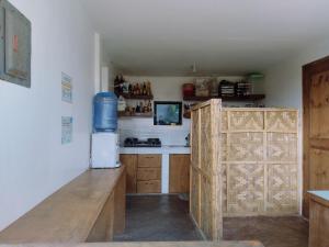 Kuchyň nebo kuchyňský kout v ubytování Islahazul Hostel
